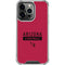 NFL Arizona Cardinals Red Performance Series iPhone 16 Pro Clear Case